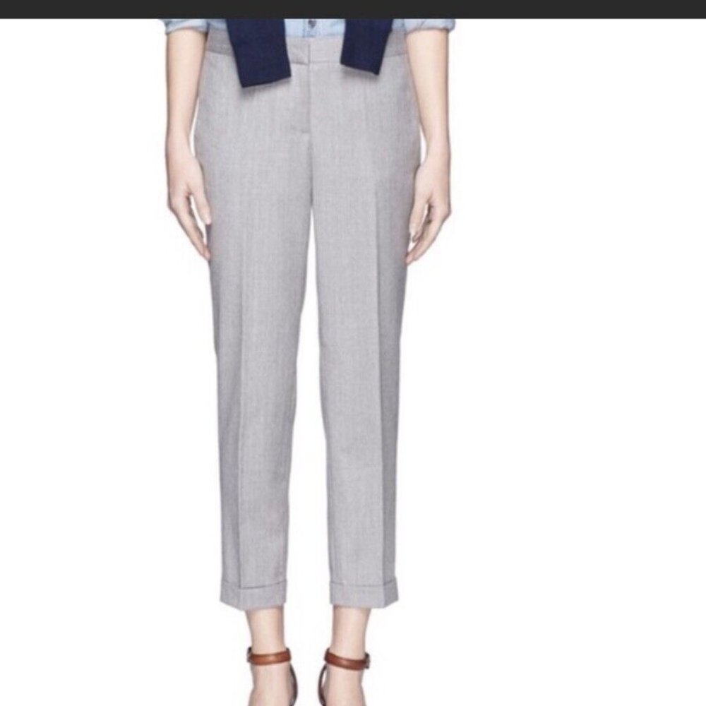 JCrew Cafe Capri in Gray